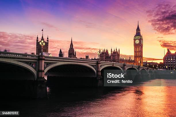 Big Ben And Westminster Bridge London England Uk Stock Photo - Download Image Now - London - England, Big Ben, UK