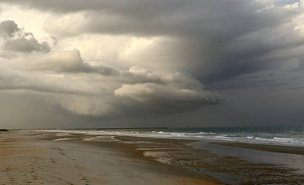 Beach Storm 8 stock photo