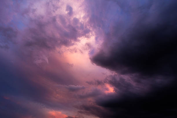 istock Storm Clouds in Pink and Blue 546807418