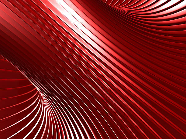 istock Red Futuristic Industrial Metallic Background 546808980