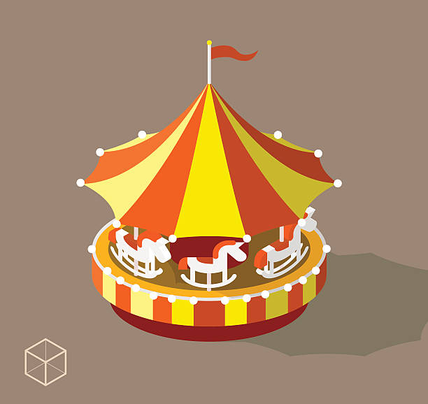 Carousel Isometric 210+ Roundabout Isometric Stock Photos, Pictures & Royalty-Free Images ...