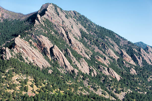 istock Flatirons - A rock formation near Boulder Colorado 547019950