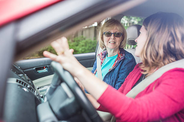 istock Senior Woman Getting a Ride 547021754
