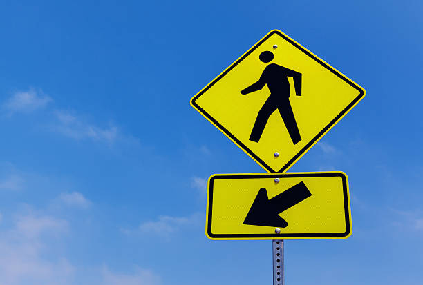 istock Pedestrian crossing street sign 547024790