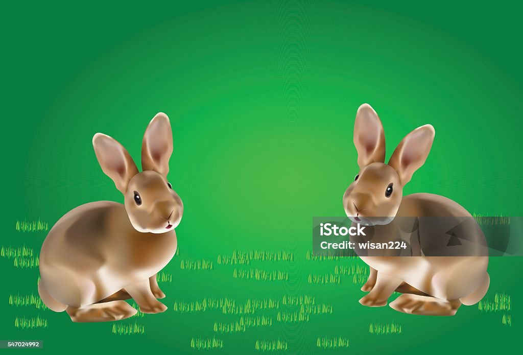 Small Rabbit Visual Vector Little Rabbits Stock Illustration - Download Image Now - Animal ...