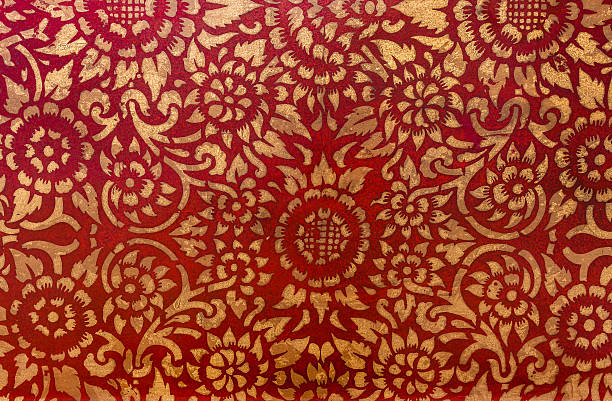 istock The gold leaf on wood for the background and textures 547029700
