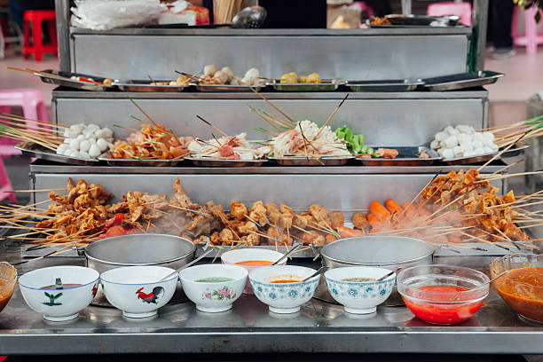 Lok-Lok steamboat stall, George Town, Penang