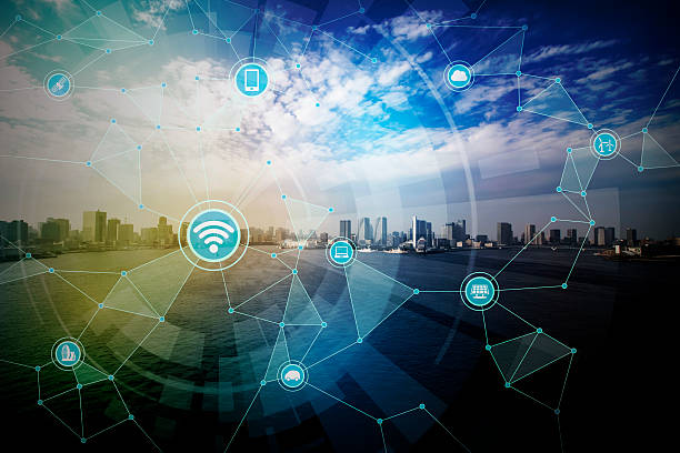 istock smart city and wireless communication network, internet of things 547034414