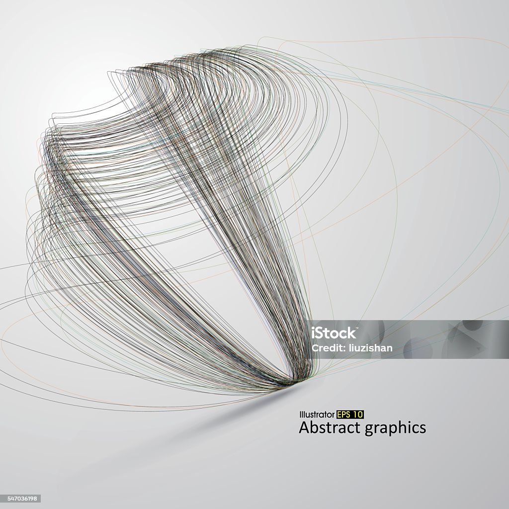 Abstract Line Example Abstract Lines Vector Illustration Stock Illustration - Download Image ...