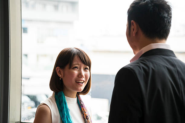 istock Discussion between business people in Kyoto, Japan 547038304