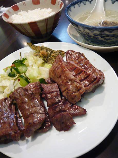 istock Japanese Gyutan plate 547038460