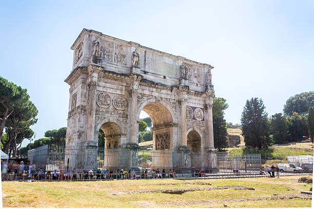 istock Arch of Constantine, Rome, Italy 547039548
