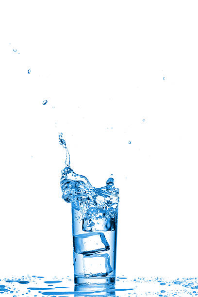 istock Water splashes in the glass 547040118
