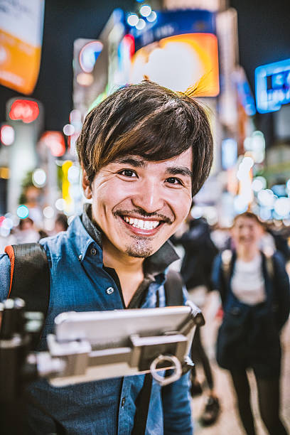 istock Japanese man walking on the street 547040728