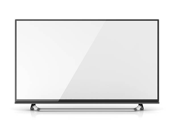 Blank screen 4k hd television Blank screen 4k hd television , This is a 3d computer generated image. Isolated on white. 4k resolution stock pictures, royalty-free photos & images