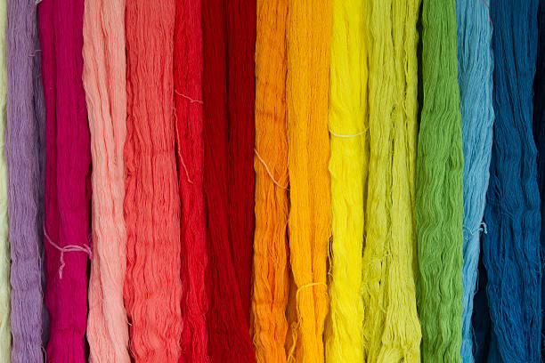 istock Karen hill tribes's Silk Threads 547045262