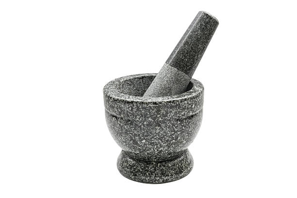 istock Mortar and Pestle Isolated on a White Background 547046124