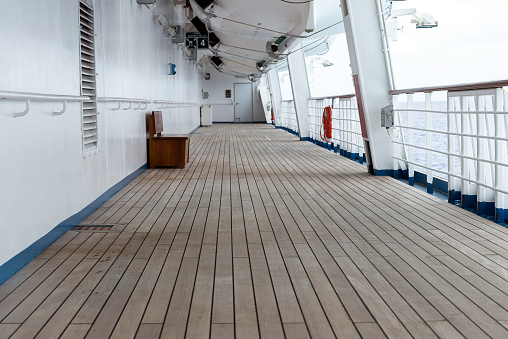 deck of a cruise ship