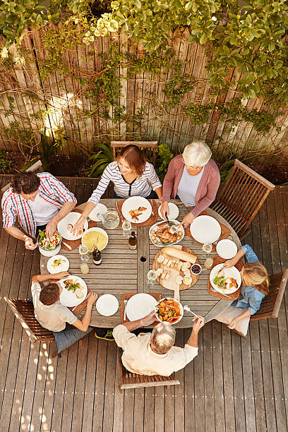 istock Reconnecting as a family over lunch 547056022