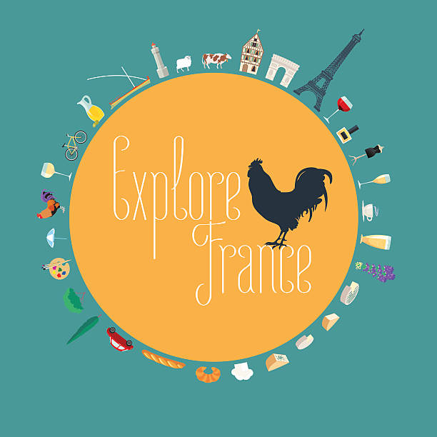 istock Travel to France concept illustration. Design element for poster 547056920