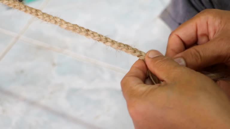 Braiding Bacon Rope 70+ Rope Braiding Stock Videos and Royalty-Free Footage - iStock