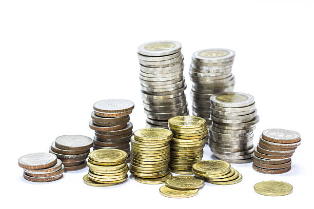 istock Savings increasing columns of coins 547126288