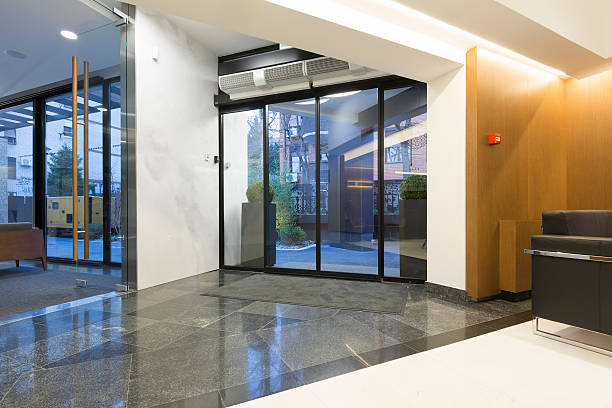 istock Entrance hall in modern hotel 547127170