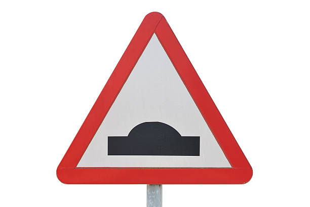 istock traffic sign speed bump isolated on white background 547129712