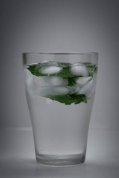 istock glass with water ice and mint leaves isolated 547131992