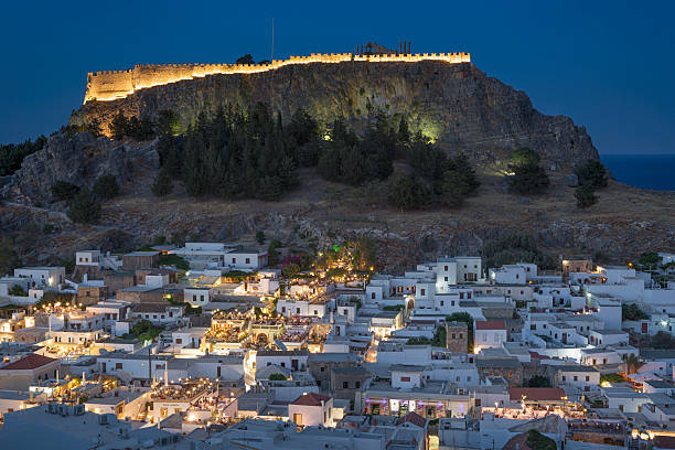 Lindos is a town on the island of Rhodes, in the Dodecanese, Greece.