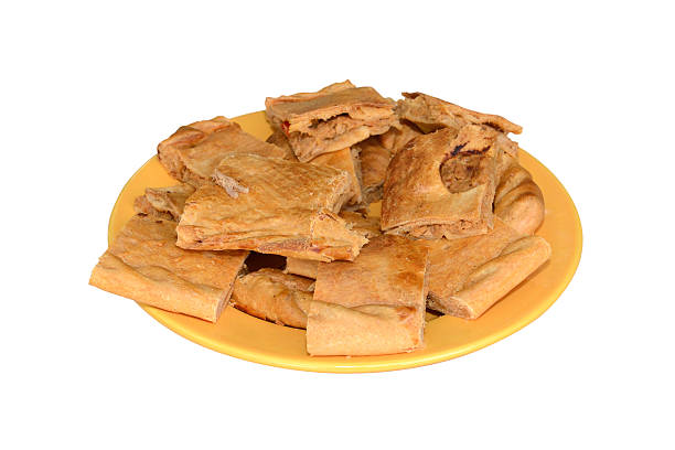 istock pie stuffed with meat isolated on white background 547135410