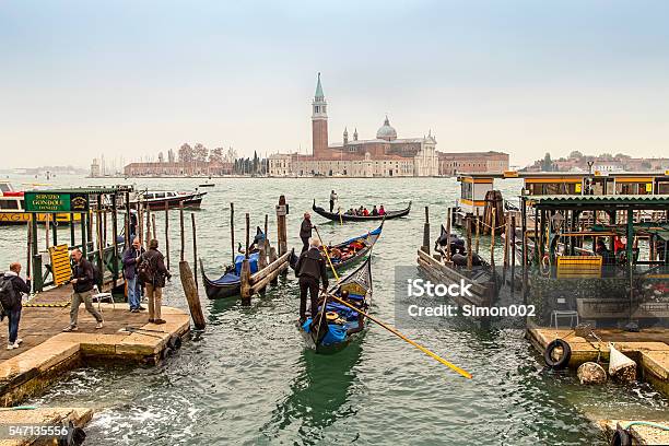 Trafic Bustle At Canal Grande Stock Photo - Download Image Now - Adriatic Sea, Architecture, Blue