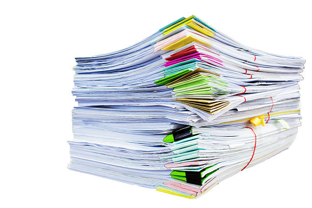 istock mountain of paper symbolizing workload in an office 547137658