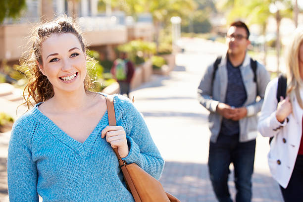 istock Portrait Of Female University Student Outdoors On Campus 547139346
