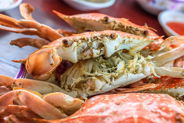 istock steamed crabs in the restaurant for lunch and dinner 547140236