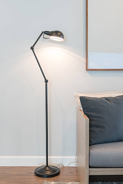 istock modern lamp in living room with sofa and pillows 547140352