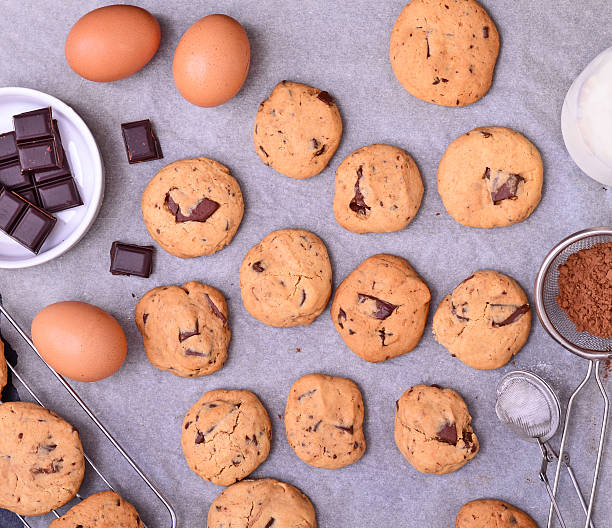 istock Home baked chocolate cookies 547142306