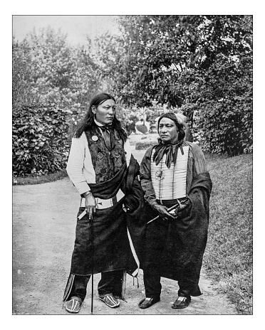 Antique photograph of two Sioux Indian Chiefs: 