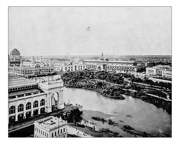 istock Antique photograph of the World's Columbian Exposition (Chicago,USA-1893) 547145128