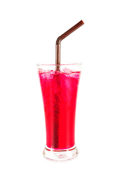 istock Ice red sweet drink with lime and soda 547145300