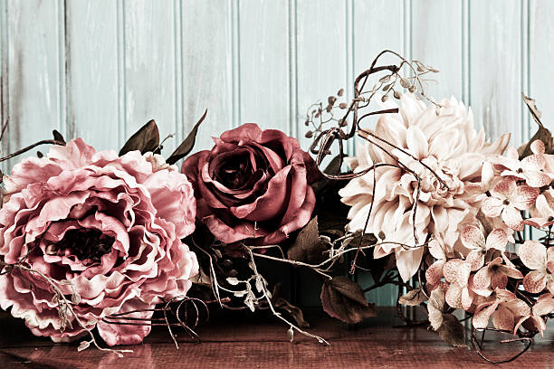 bouquet of a withered roses