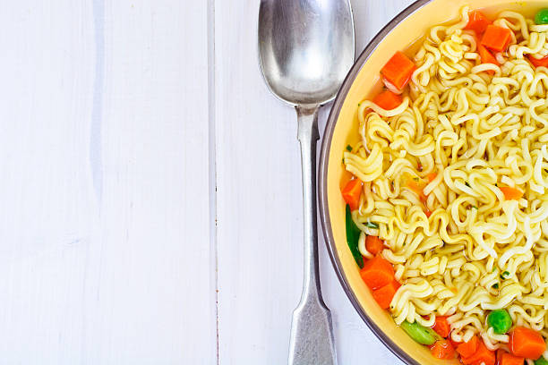 istock Tasty Chicken Soup with Chinese Noodles 547147520