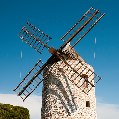Windmill in allauch near Marseille – South of France