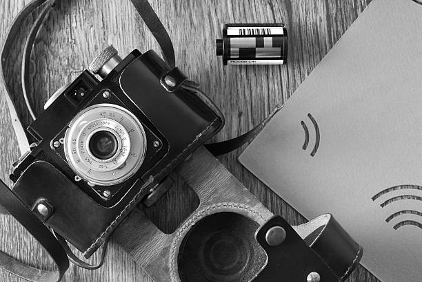 istock vintage old film photo camera 547148172