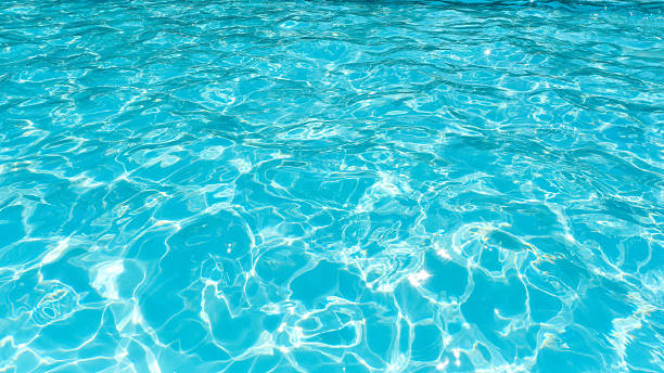 istock Blue water surface in swimming pool with sun reflection 547148442
