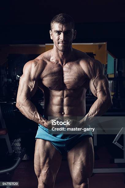 Male Bodybuilder Fitness Model Stock Photo - Download Image Now - Activity, Adult, Anaerobic Exercise