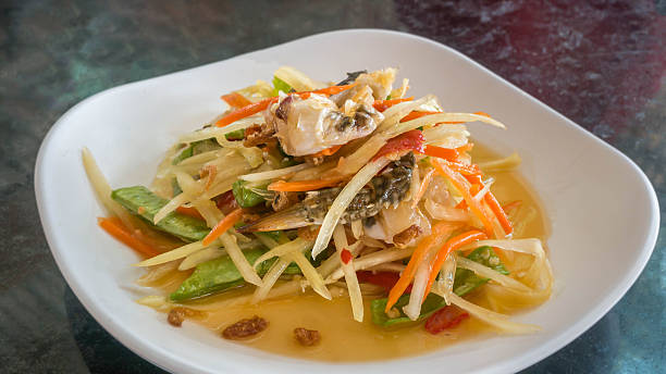 istock Thai food papaya salad 547151702
