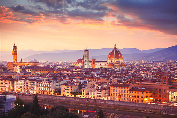 istock Italian town Florence by dusk 547152142