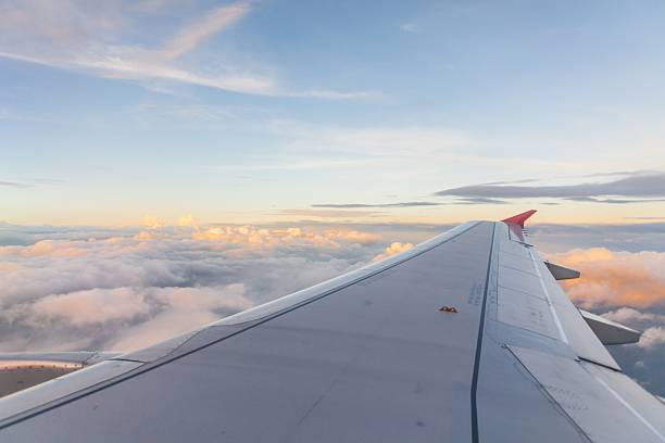 istock Sunset or sunrise above the cloud view from a plane 547153120