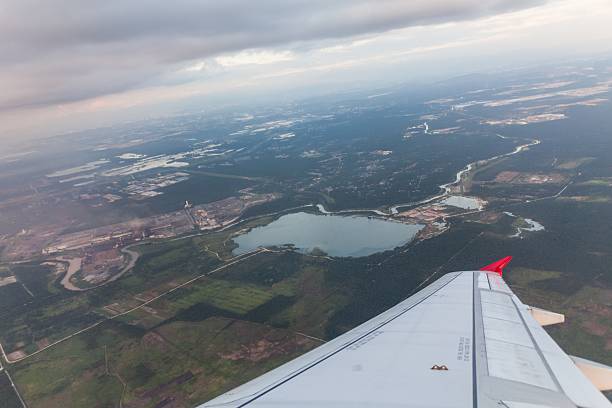 istock Sunset or sunrise above the cloud view from a plane 547155606